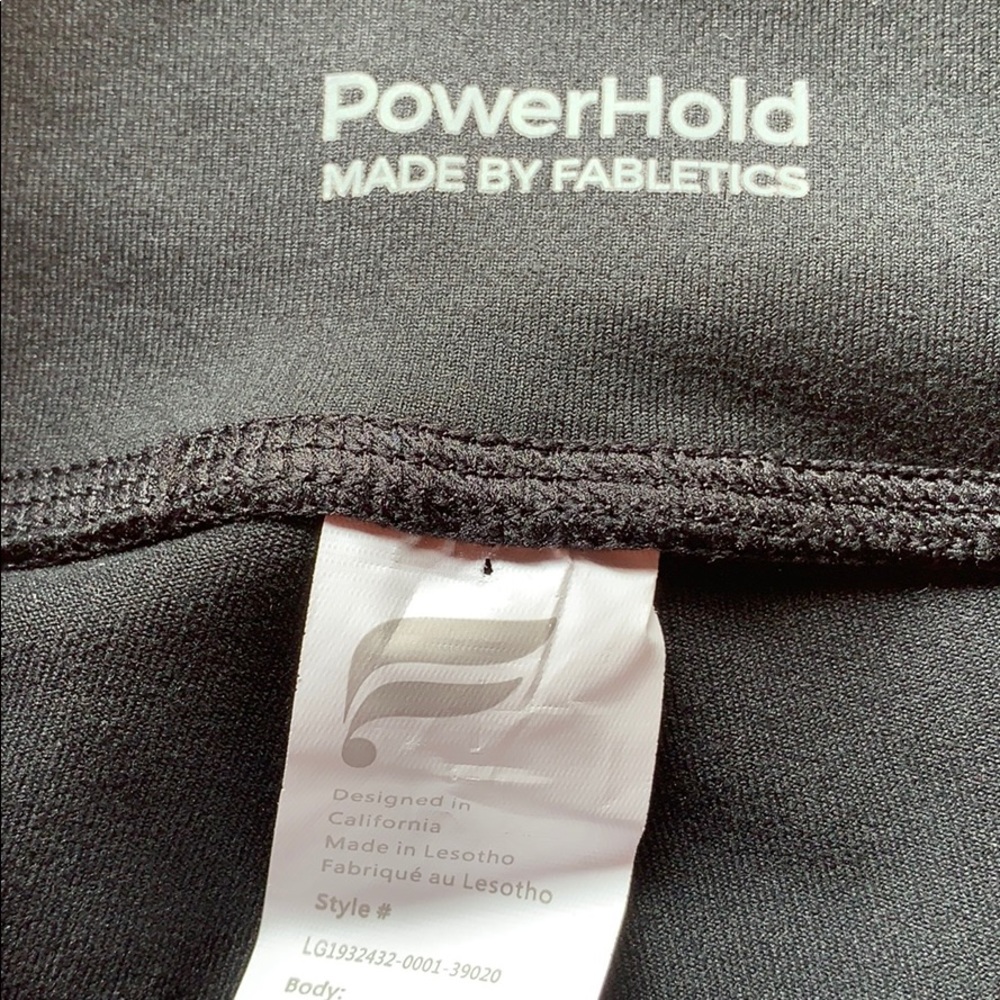 Fabletics Mila Black Powerhold 7/8 legging - Picture 4 of 9